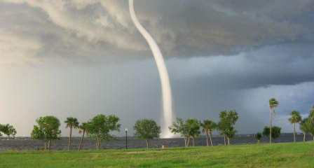 Image of a waterspout